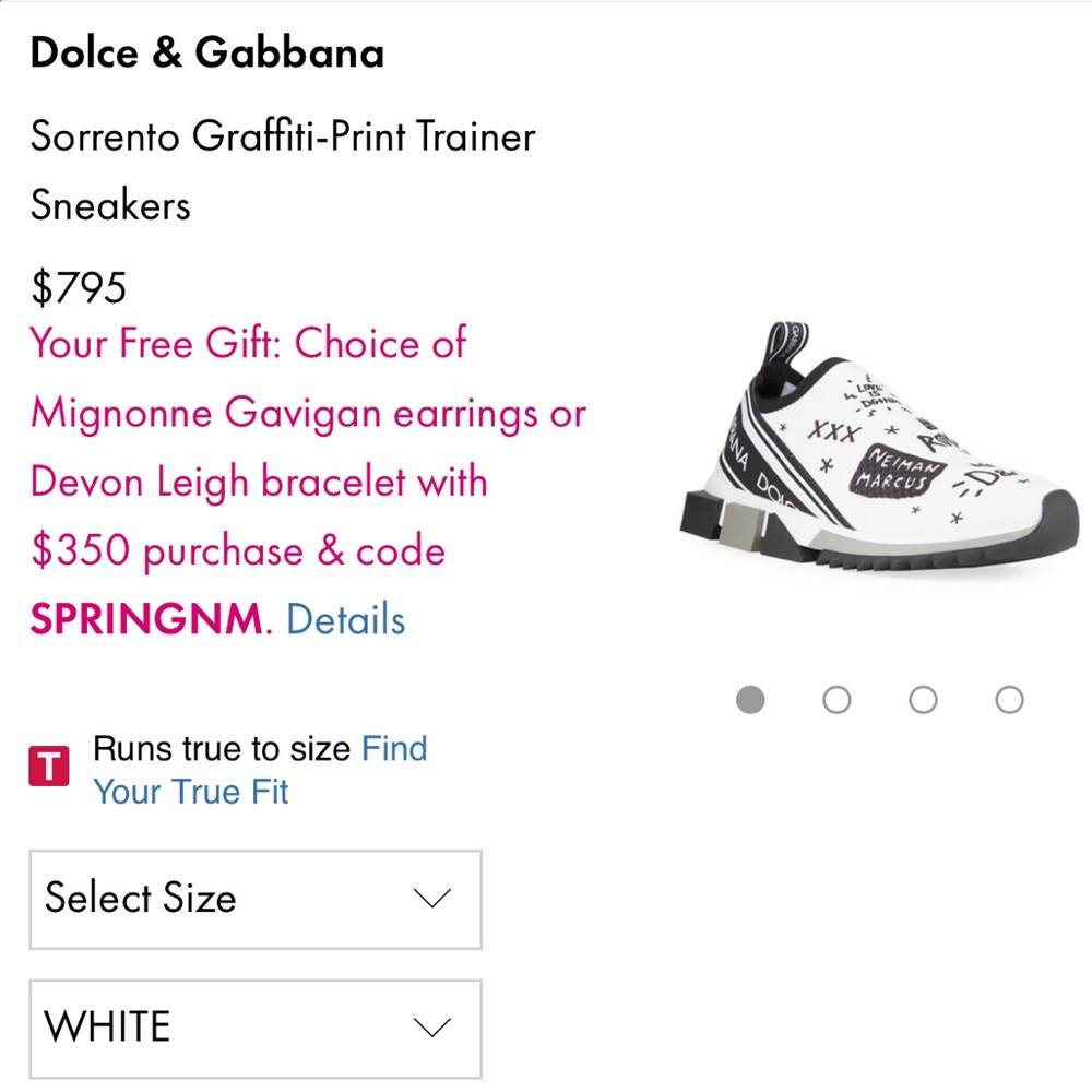 Black Exclusive Dolce&Gabanna Trainers